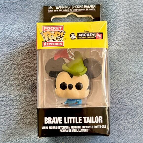 Funko Accessories - Funko Pop Mickey Mouse Brave Little Tailor 90th Disney Keychain